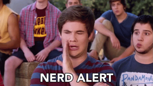 Adam Levine as Bumper in Pitch Perfect shouting &ldquo;Nerd alert&rdquo;!